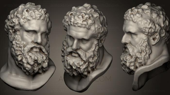 Busts and heads antique and historical (BUSTA_0410) 3D model for CNC machine